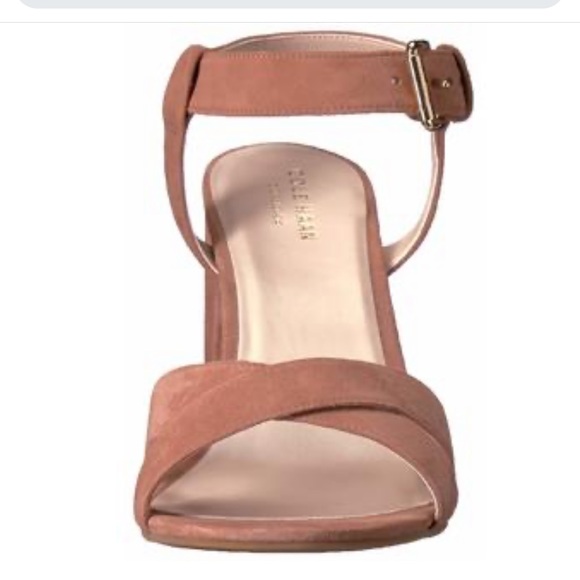 Cole Haan New Mocha Tan Kadi Heel Sandals - Picture 2 of 7
